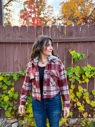 The Redwood Hooded Shacket