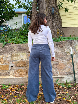 Wren Corduroy Relaxed Wide-Leg Pants