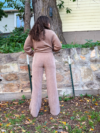 Wren Corduroy Straight-Leg Pants