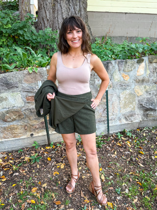Hudson Pinstripe Skort