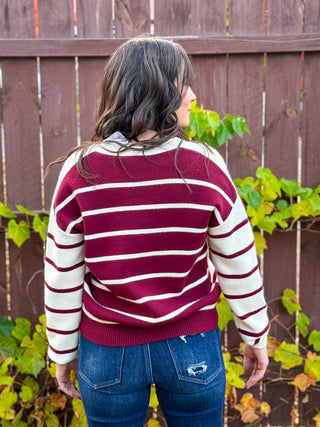 Marseille Stripe Cardigan