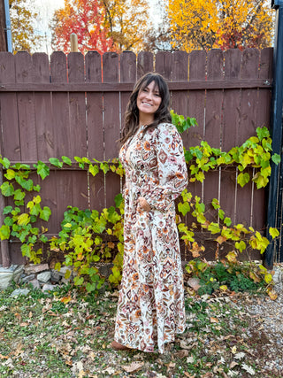 Golden Mesa Maxi Dress