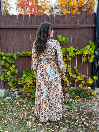 Golden Mesa Maxi Dress