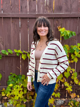 Marseille Stripe Cardigan