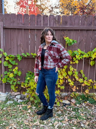 The Redwood Hooded Shacket