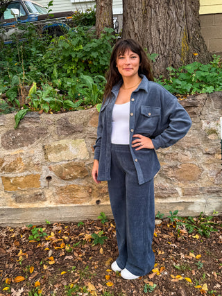 Wren Corduroy Button-Up Top