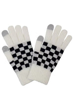 Load image into Gallery viewer, Two Tone Checkered Gloves
