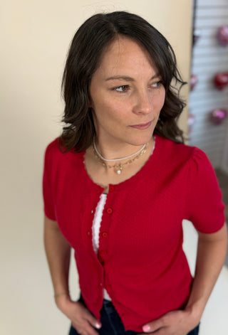 Love Letter Pointelle Cardigan