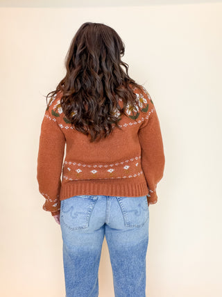 Autumn Muse Floral Cardigan