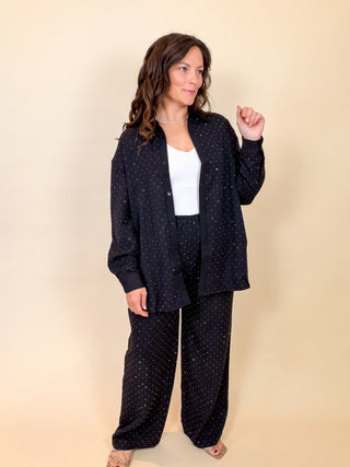 Vesper Embellished Wide Leg Pants