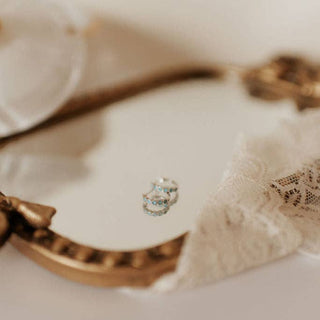 Gaby Turquoise Hoops