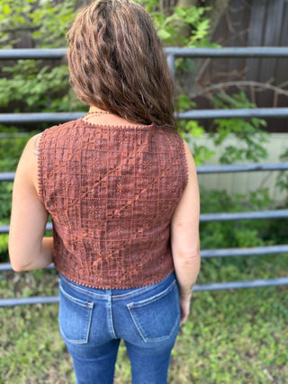 Sundown Lace Vest