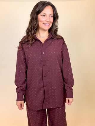 Vesper Embellished Button Down Shirt