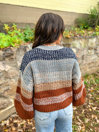 Rustic Horizon Knit Sweater
