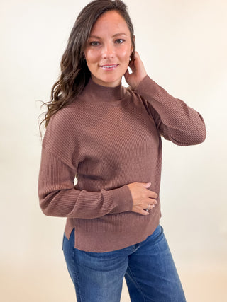 Maple Ridge Mock Neck Sweater