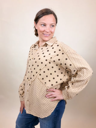 Dot Theory Gauze Shirt