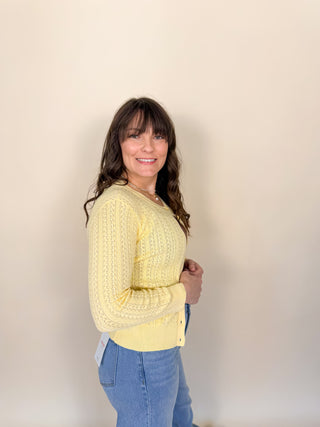 Softlight Pointelle Cardigan