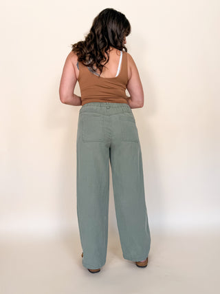 Alder Tencel Barrel Pants