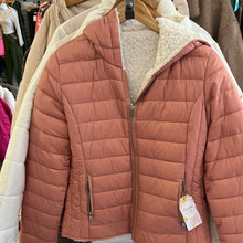 Load image into Gallery viewer, Sherpa Lined Puffer Coat
