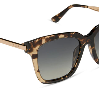 Bella Espresso Tortoise Grey Gradient Polarized Sunglasses – DIFF Eyear