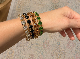 Gemma Crystal Stretch Bracelet