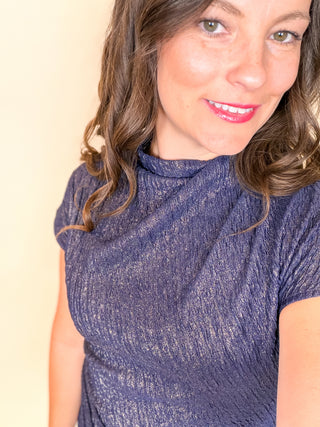 The Aurelia Metallic Maxi Dress