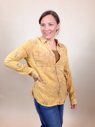 Meadowlark Embroidered Shirt