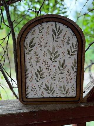 Large Fall Arch Top Framed Art