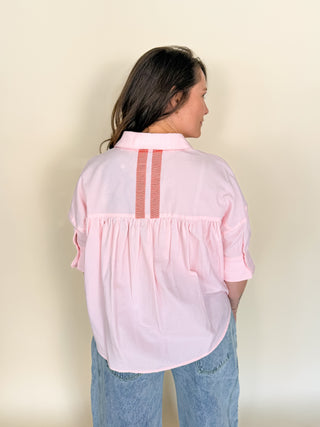 Blush Lane Button Down