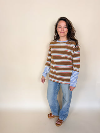 Homeroom Stripes Washed Top