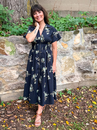 The Waverly Flora Midi Dress