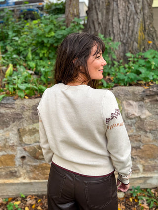 Wild Run Horse Print Sweater