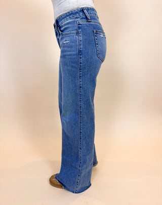 Westward Wide Leg Jeans by Vervet