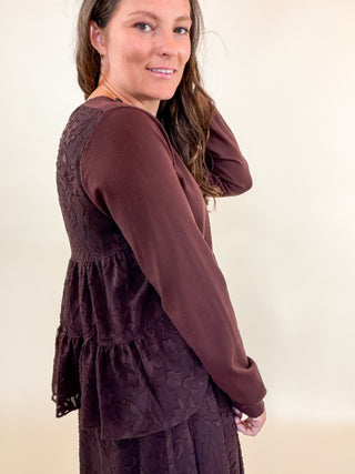 Tribeca Floral Back Sweater