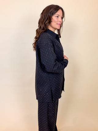 Vesper Embellished Button Down Shirt