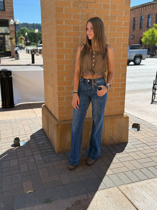 Wide leg trouser jeans by Lovervet 