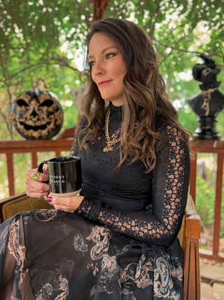 Spooky Season Stoneware Coffee Mug - Halloween Decor