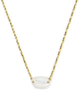 Elisa Riveted Short Pendant Necklace