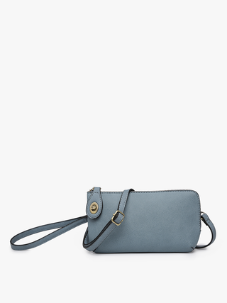 Kendall Crossbody Wristlet with  Twist Lock Closure