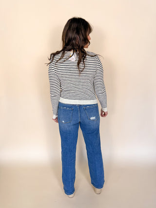 Harborline Stripe Cardigan