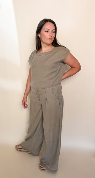 Stone & Sage Wide Leg Pants