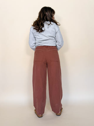 Alder Tencel Barrel Pants