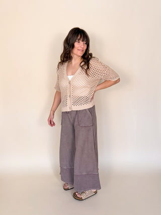 Bayside Open Knit Cardigan