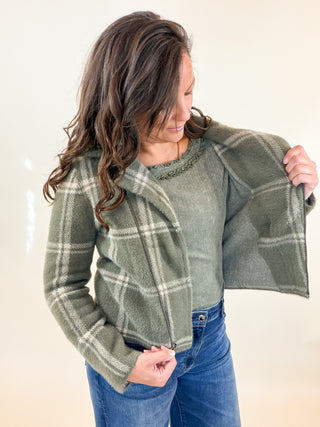 Evergreen Trail Plaid Jacket
