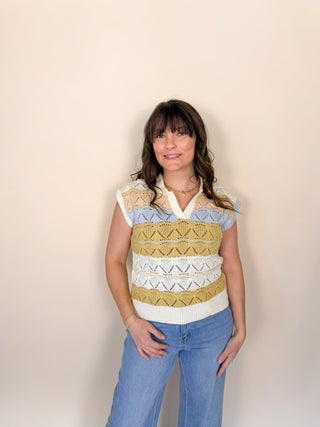 Harbor Point Polo Sweater