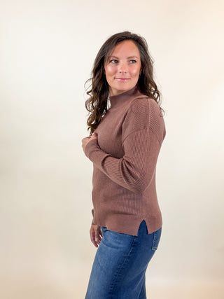 Maple Ridge Mock Neck Sweater