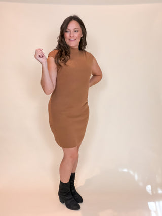 Sloane Mock Neck Mini Dress