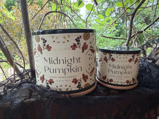 Midnight Pumpkin Vanity Tin Candle