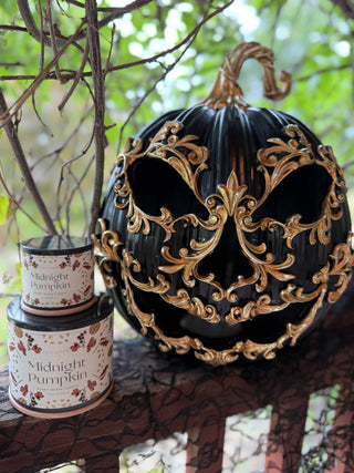 Midnight Pumpkin Vanity Tin Candle