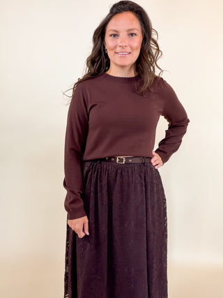 Tribeca Floral Back Sweater